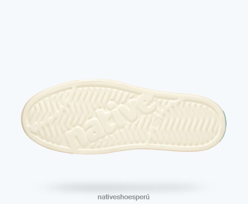 educacion fisica Native Shoes hombres bloque jefferson blanco hueso/ beige soja/ folio mountain block HV64F866 calzado
