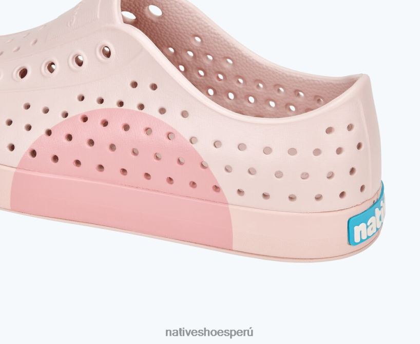 educacion fisica Native Shoes hombres bloque jefferson rosa polvo/círculo rosa HV64F859 calzado
