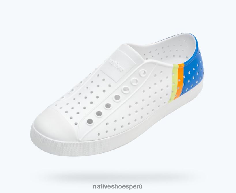 educacion fisica Native Shoes hombres bloque jefferson sugarlite bloque de apio blanco concha/ciudad uv HV64F858 calzado