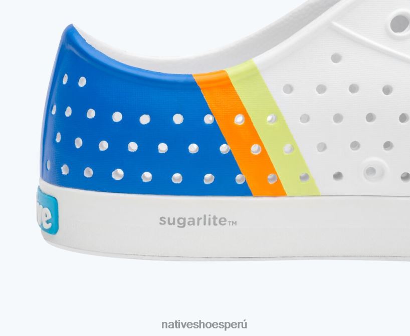 educacion fisica Native Shoes hombres bloque jefferson sugarlite bloque de apio blanco concha/ciudad uv HV64F858 calzado