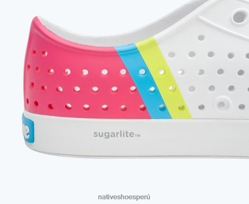 educacion fisica Native Shoes hombres bloque jefferson sugarlite bloque de apio blanco concha/deslumbrante maria HV64F818 calzado