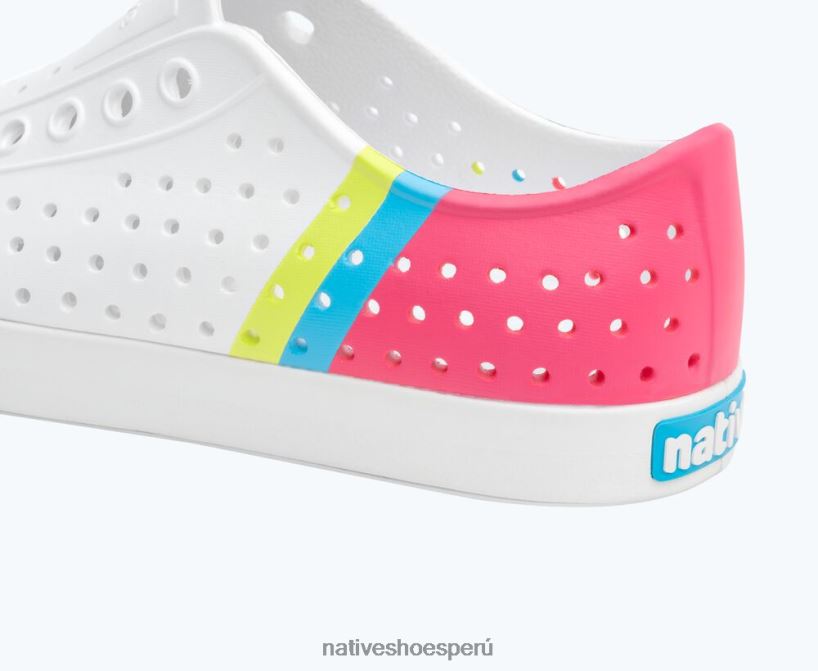 educacion fisica Native Shoes hombres bloque jefferson sugarlite bloque de apio blanco concha/deslumbrante maria HV64F818 calzado