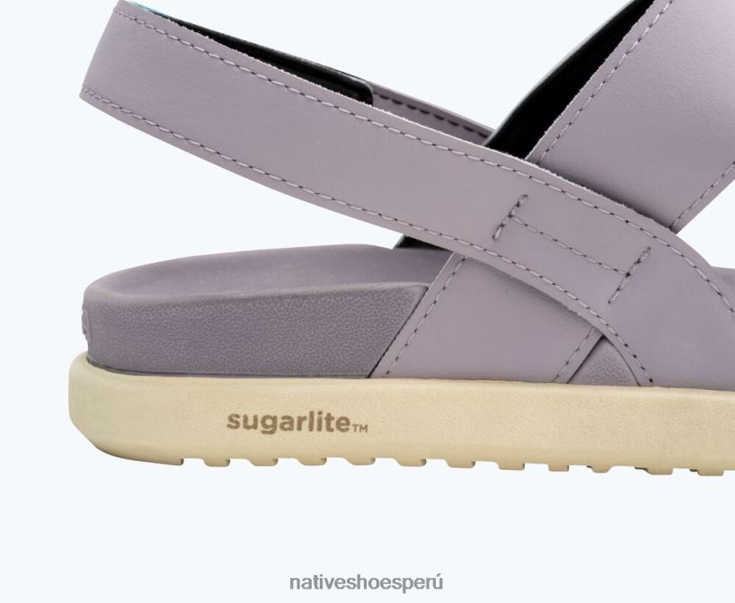 educacion fisica Native Shoes hombres ellis sugarlite morado oscuro/blanco hueso HV64F812 calzado