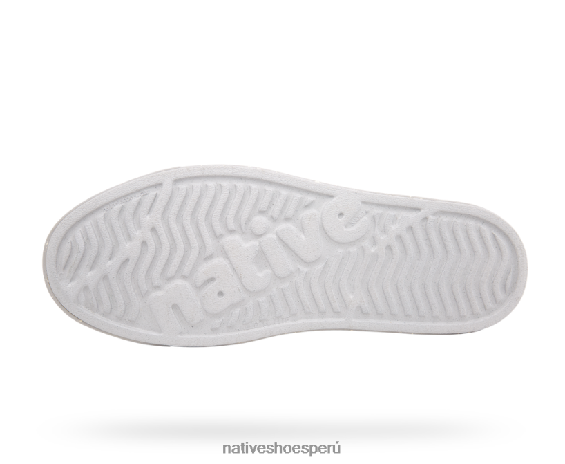 educacion fisica Native Shoes hombres flor de jefferson gris niebla/motas de concha HV64F817 calzado