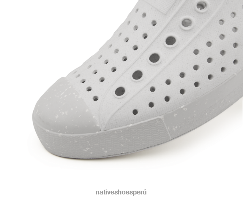educacion fisica Native Shoes hombres flor de jefferson gris niebla/motas de concha HV64F817 calzado