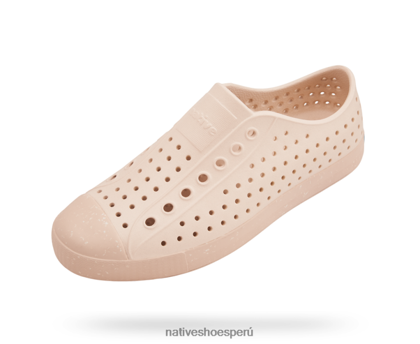 educacion fisica Native Shoes hombres flor de jefferson rosa camaleón/motas de concha HV64F840 calzado