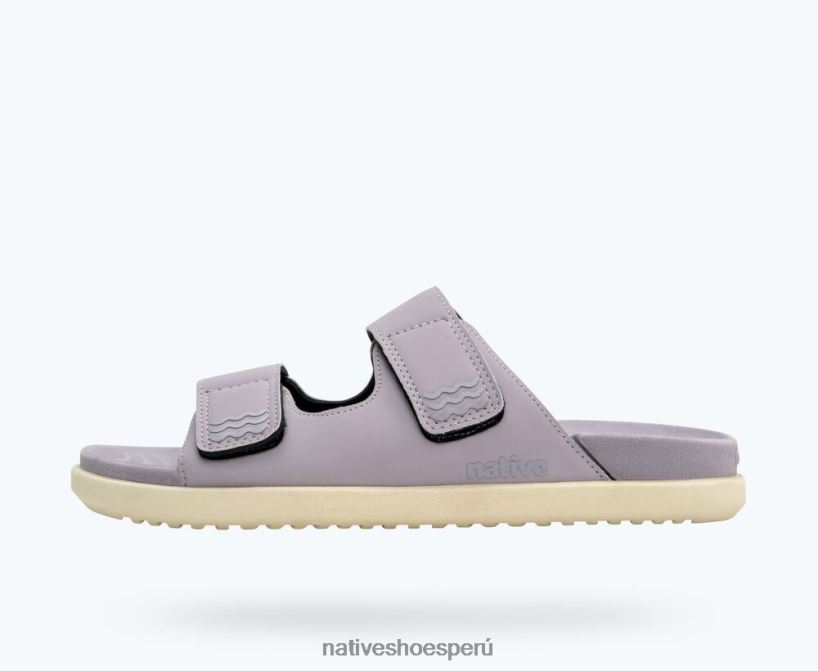 educacion fisica Native Shoes hombres frankie sugarlite morado oscuro/blanco hueso HV64F85 calzado