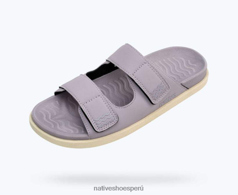 educacion fisica Native Shoes hombres frankie sugarlite morado oscuro/blanco hueso HV64F85 calzado