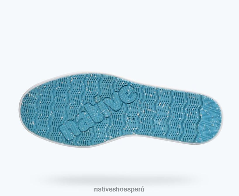 educacion fisica Native Shoes hombres howard sugarlite concha blanca/caucho moteado surfista HV64F842 calzado