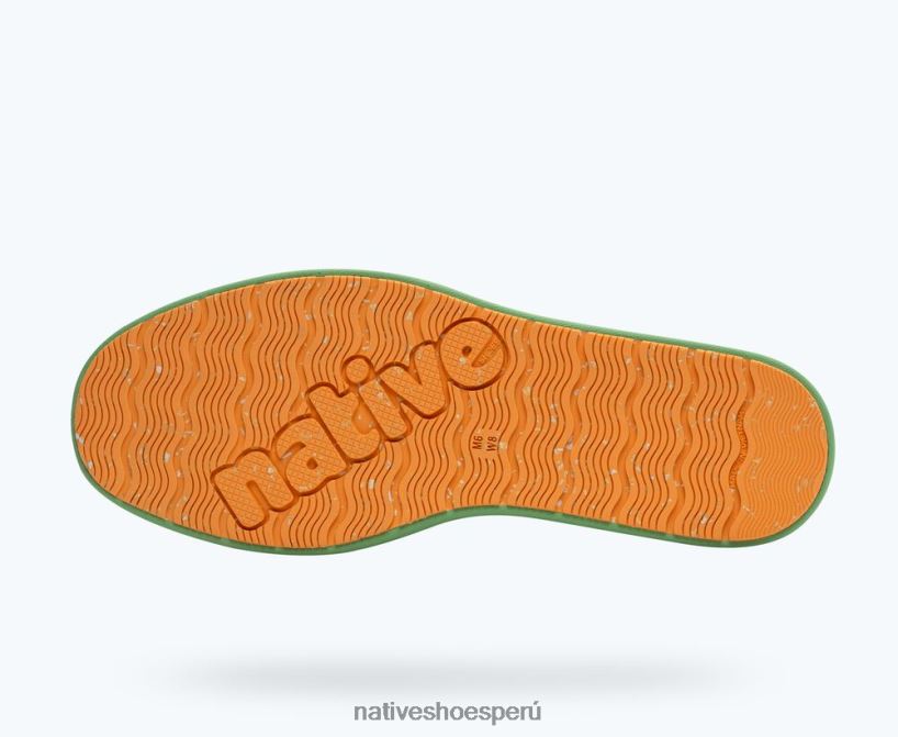 educacion fisica Native Shoes hombres howard sugarlite verde apio/verde caramelo/goma moteada de papaya HV64F824 calzado