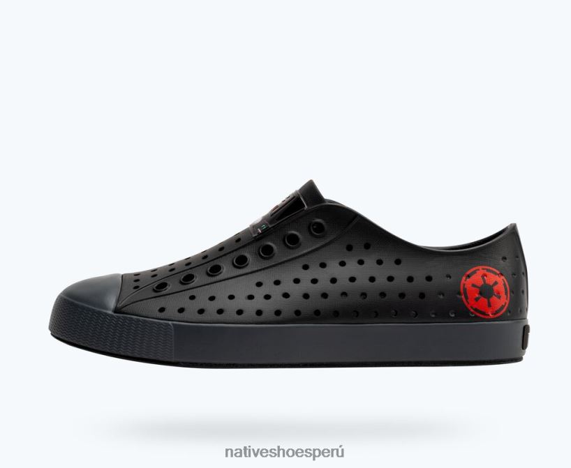 educacion fisica Native Shoes hombres impresión de jefferson star wars Jiffy negro/gris gravedad/darth vader HV64F826 calzado