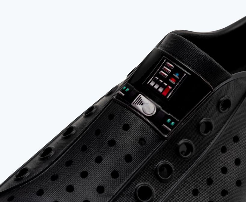 educacion fisica Native Shoes hombres impresión de jefferson star wars Jiffy negro/gris gravedad/darth vader HV64F826 calzado