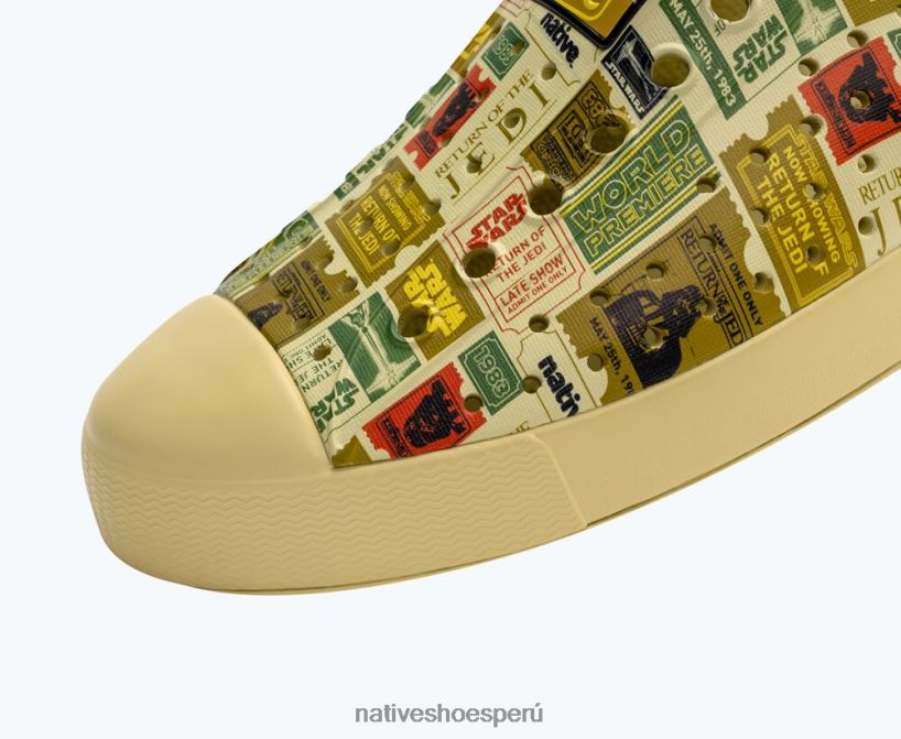 educacion fisica Native Shoes hombres impresión de jefferson star wars beige seco/ regreso del jedi aop HV64F827 calzado