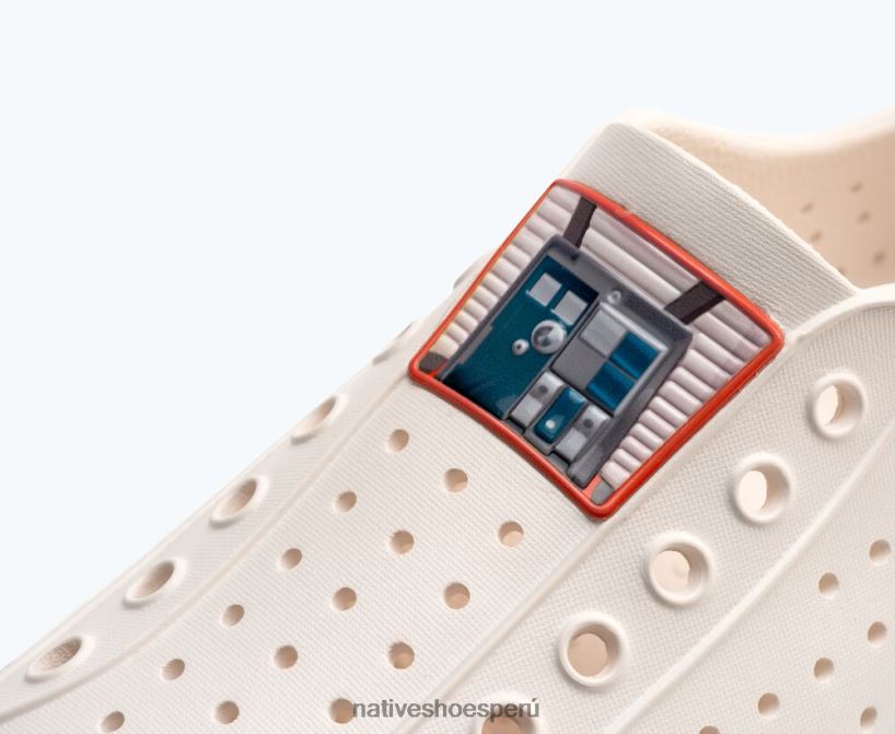 educacion fisica Native Shoes hombres impresión de jefferson star wars blanco susurro/blanco hueso/piloto x-wing HV64F860 calzado