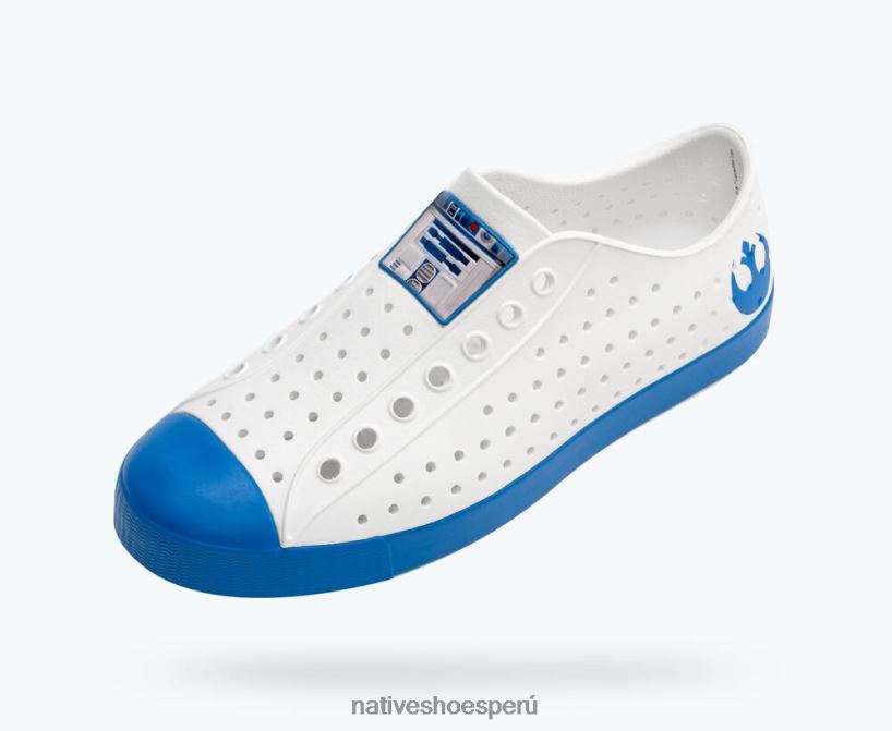 educacion fisica Native Shoes hombres impresión de jefferson star wars carcasa blanca/ pitido azul/ r2-d2 HV64F854 calzado