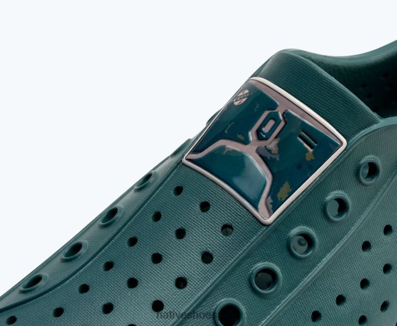educacion fisica Native Shoes hombres impresión de jefferson star wars verde recompensa/ blanco hueso/ boba fett HV64F829 calzado