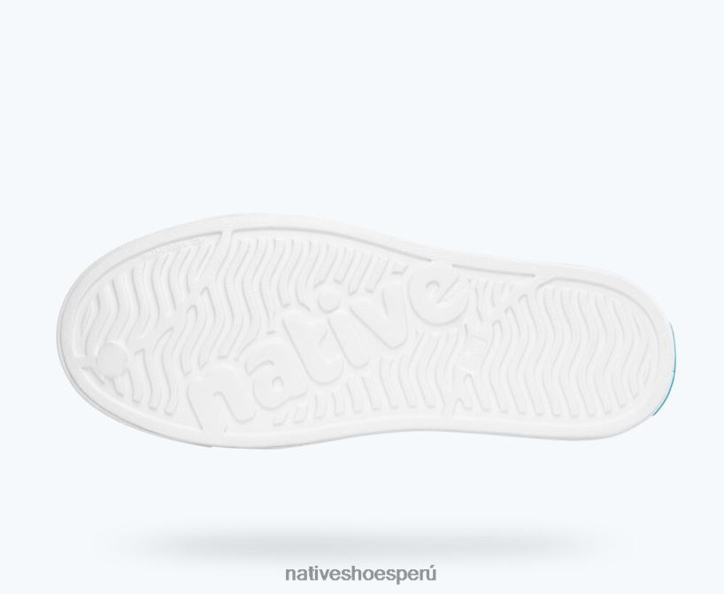 educacion fisica Native Shoes hombres impresión sugarlite jefferson blanco concha/ impermeable sunsmile HV64F822 calzado