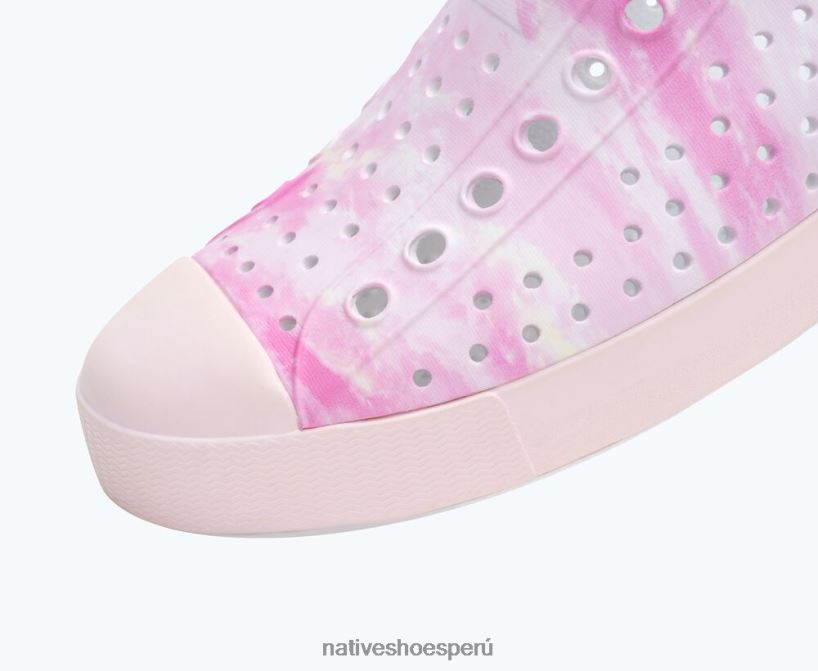 educacion fisica Native Shoes hombres impresión sugarlite jefferson blanco concha/ rosa leche/ nubes rosadas HV64F853 calzado