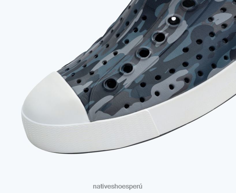 educacion fisica Native Shoes hombres impresión sugarlite jefferson gris Dublín/ blanco concha/ eucamo paloma HV64F857 calzado