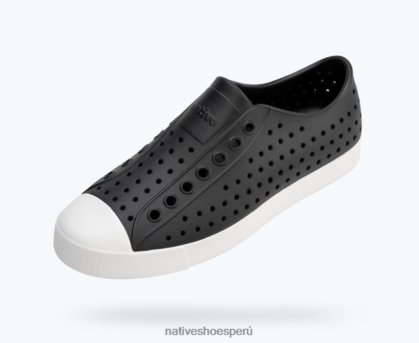 educacion fisica Native Shoes hombres jefferson Jiffy negro/blanco concha HV64F851 calzado