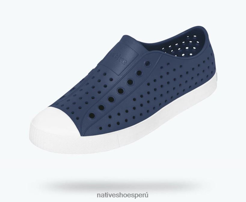 educacion fisica Native Shoes hombres jefferson azul regata/blanco concha HV64F835 calzado