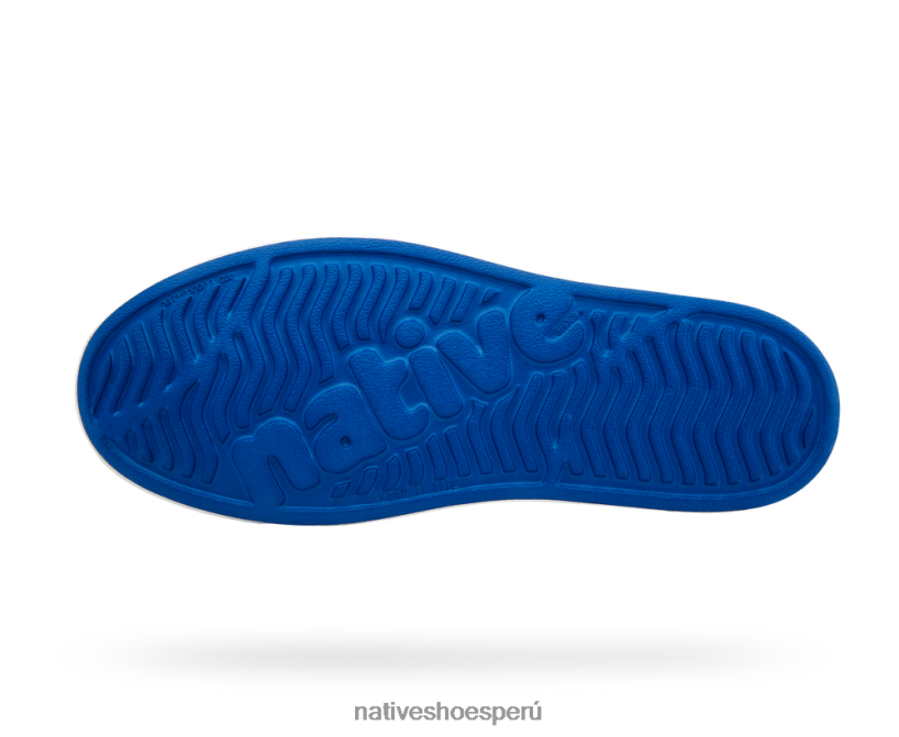 educacion fisica Native Shoes hombres jefferson azul victoria/blanco concha HV64F845 calzado