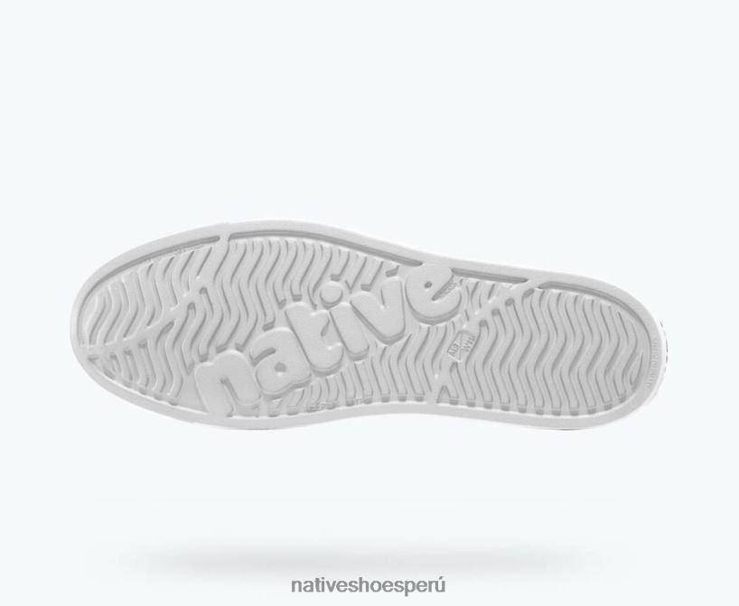 educacion fisica Native Shoes hombres jefferson bling metal bling/ concha blanca HV64F850 calzado