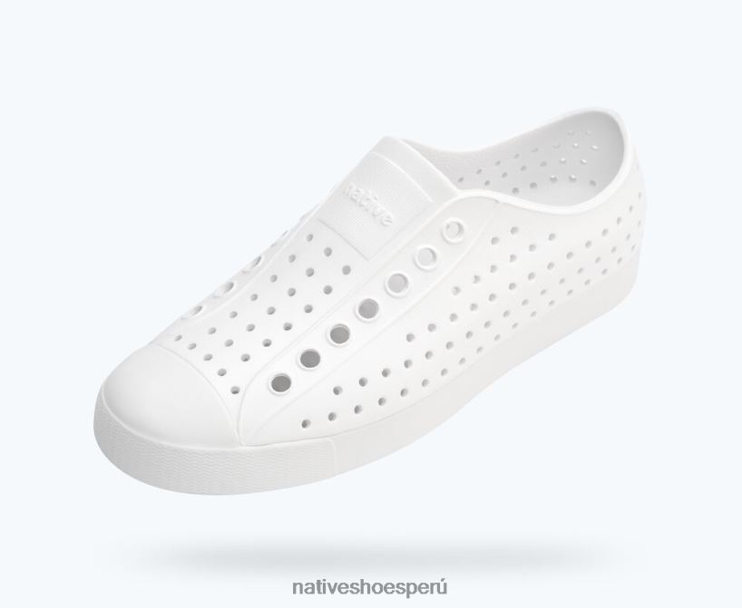 educacion fisica Native Shoes hombres jefferson concha blanca HV64F834 calzado