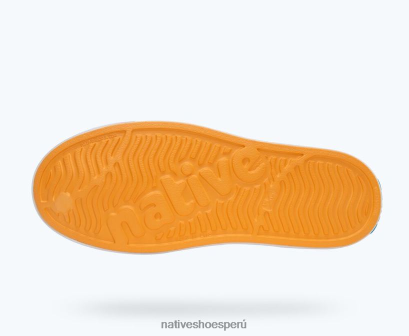 educacion fisica Native Shoes hombres jefferson naranja papaya/cáscara blanca HV64F863 calzado