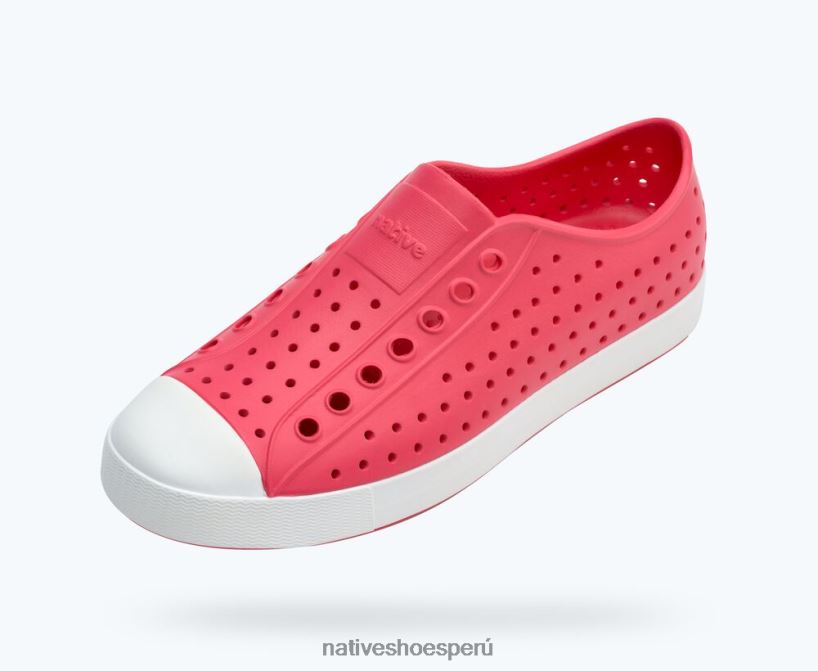 educacion fisica Native Shoes hombres jefferson rosa deslumbrante/blanco concha HV64F831 calzado