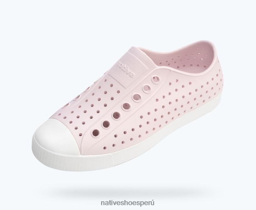educacion fisica Native Shoes hombres jefferson rosa leche/blanco concha HV64F836 calzado