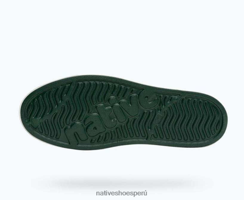 educacion fisica Native Shoes hombres jefferson verde espeluznante/blanco concha HV64F821 calzado