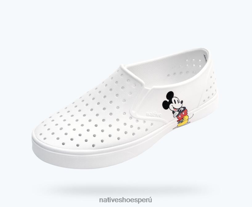 educacion fisica Native Shoes hombres millas disney impresión concha blanca/ mickey de pie HV64F872 calzado