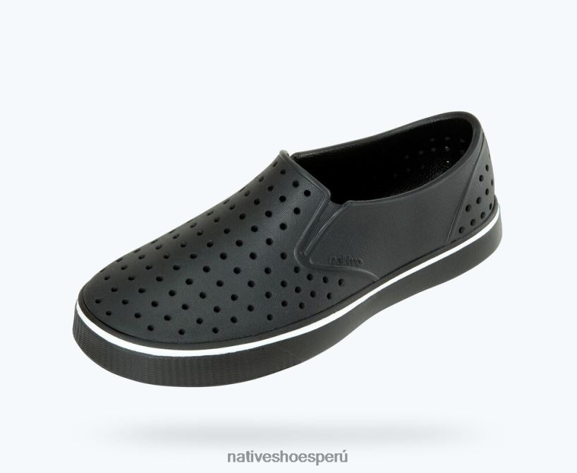 educacion fisica Native Shoes hombres millas santiamén negro HV64F849 calzado