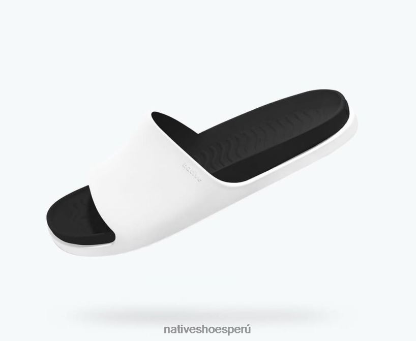 educacion fisica Native Shoes hombres spencer lx blanco concha/ negro jiffy HV64F86 calzado