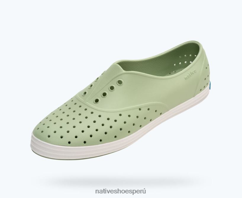 educacion fisica Native Shoes mujer Jericó verde té/blanco cáscara HV64F880 calzado