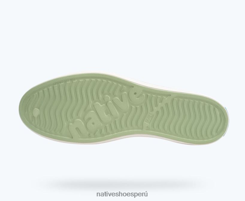 educacion fisica Native Shoes mujer Jericó verde té/blanco cáscara HV64F880 calzado