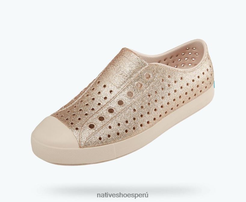 educacion fisica Native Shoes mujer jefferson bling sal de roca bling/ sal de roca rosa HV64F877 calzado