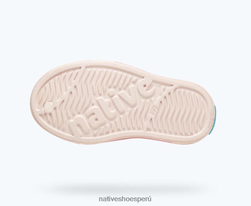 educacion fisica Native Shoes niños bloque jefferson rosa polvo/círculo rosa HV64F8241 calzado