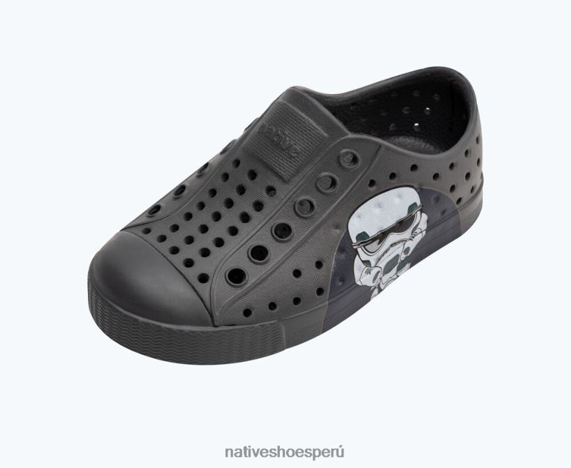 educacion fisica Native Shoes niños bloque jefferson star wars Dublín gris/darth bff HV64F8224 calzado