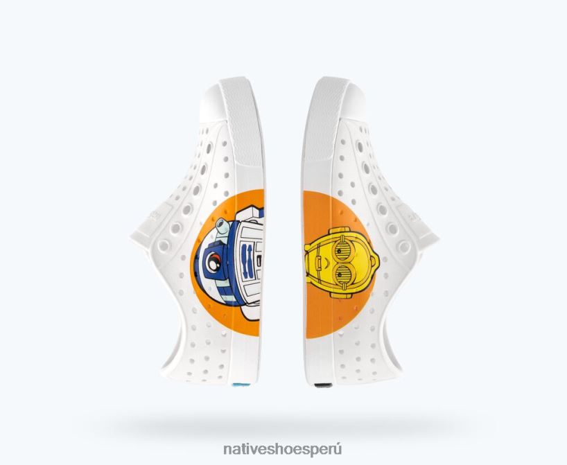 educacion fisica Native Shoes niños bloque jefferson star wars concha blanca/ droides bff HV64F8209 calzado