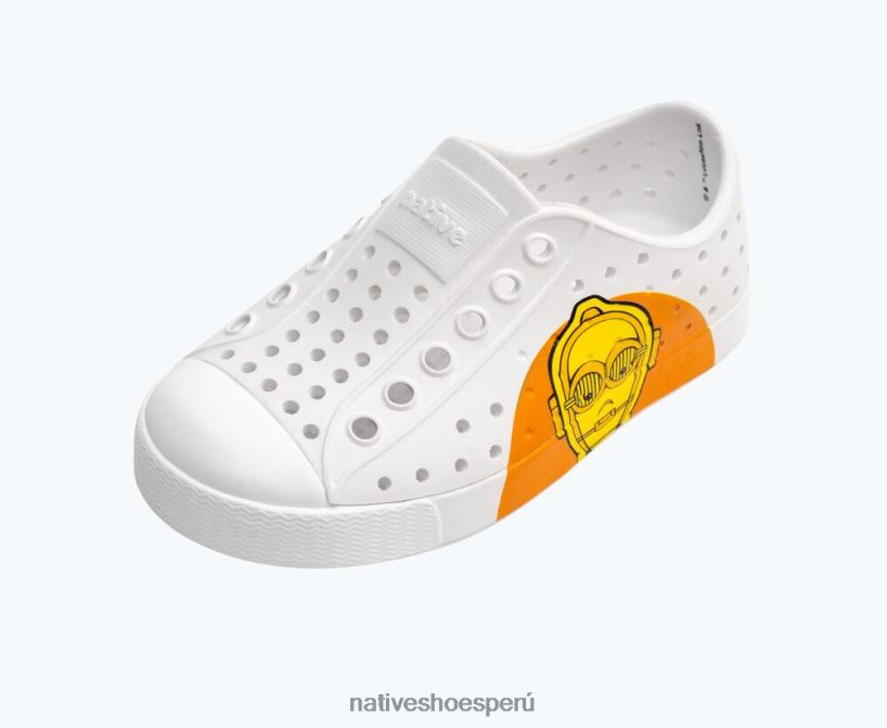 educacion fisica Native Shoes niños bloque jefferson star wars concha blanca/ droides bff HV64F8209 calzado