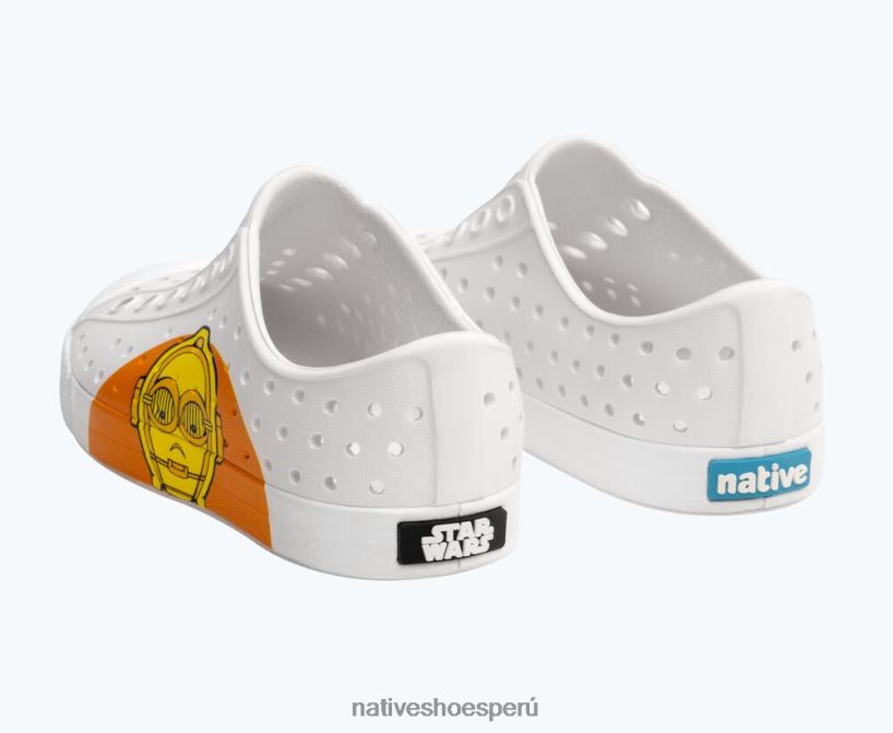 educacion fisica Native Shoes niños bloque jefferson star wars concha blanca/ droides bff HV64F8209 calzado