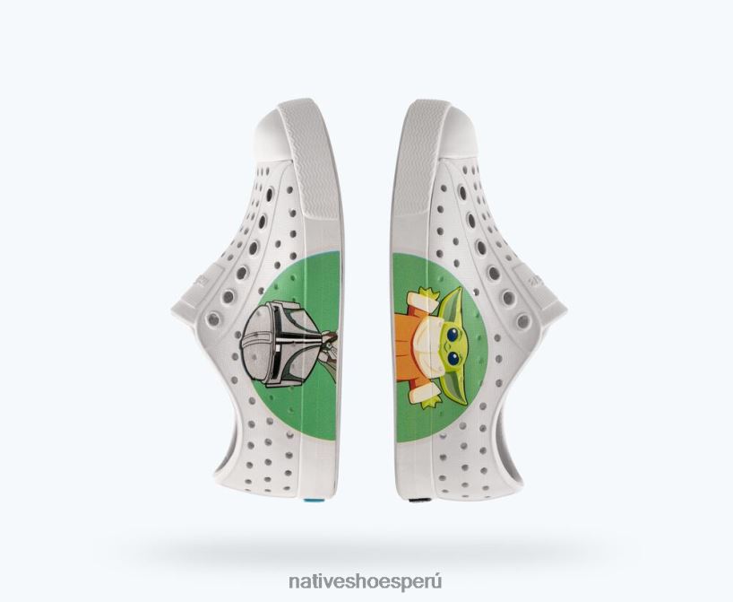 educacion fisica Native Shoes niños bloque jefferson star wars gris escarcha/mando bff HV64F8211 calzado