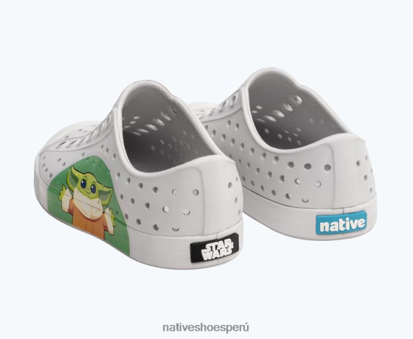 educacion fisica Native Shoes niños bloque jefferson star wars gris escarcha/mando bff HV64F8211 calzado