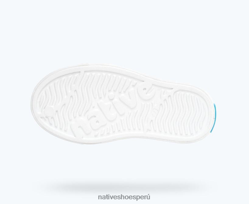 educacion fisica Native Shoes niños bloque jefferson sugarlite bloque de apio blanco concha/ciudad uv HV64F8191 calzado