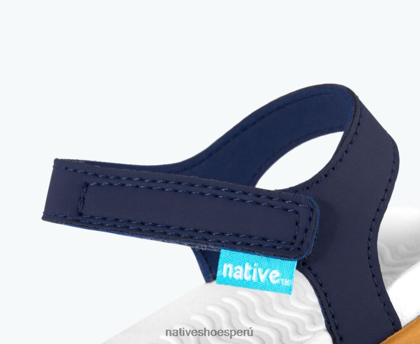 educacion fisica Native Shoes niños charley azul regata/ blanco concha/ marrón toffee HV64F899 calzado