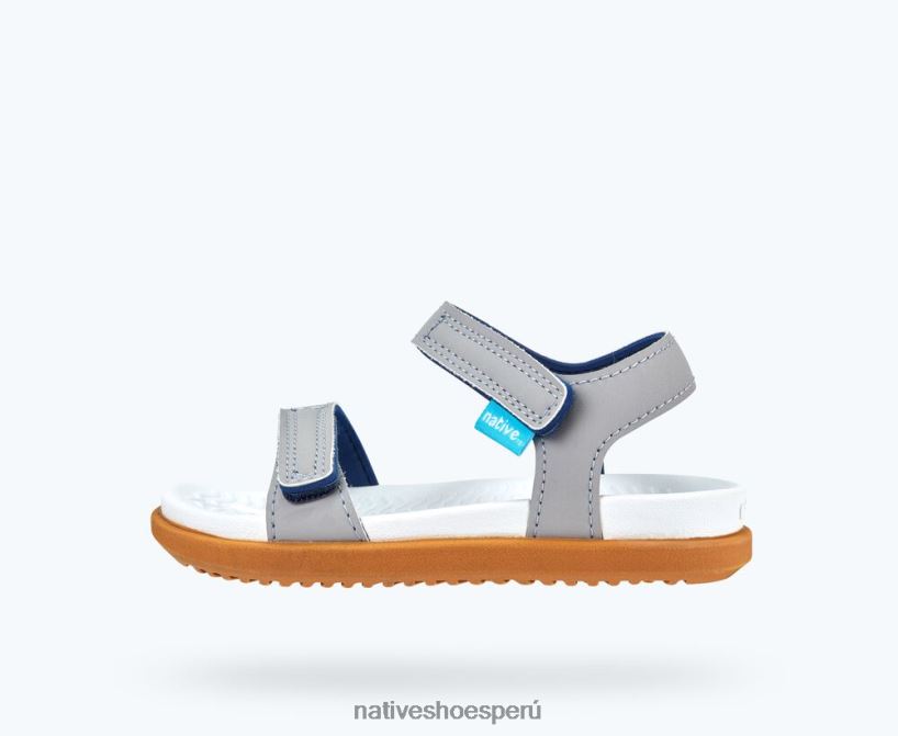 educacion fisica Native Shoes niños charley gris paloma/ blanco concha/ marrón caramelo HV64F896 calzado