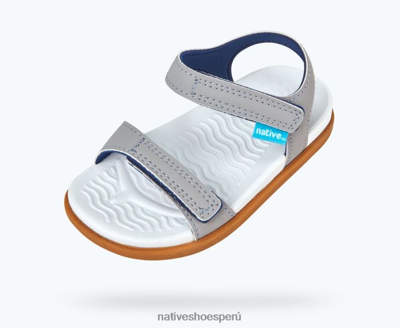 educacion fisica Native Shoes niños charley gris paloma/ blanco concha/ marrón caramelo HV64F896 calzado
