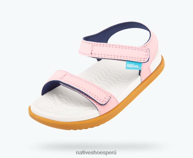 educacion fisica Native Shoes niños charley rosa princesa/blanco concha/marrón caramelo HV64F897 calzado